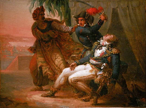Assassination of Kleber in Cairo, June 14th, 1800, by Antoine-Jean Gros (1771-1835) Strasbourg Historical Museum, MH941.